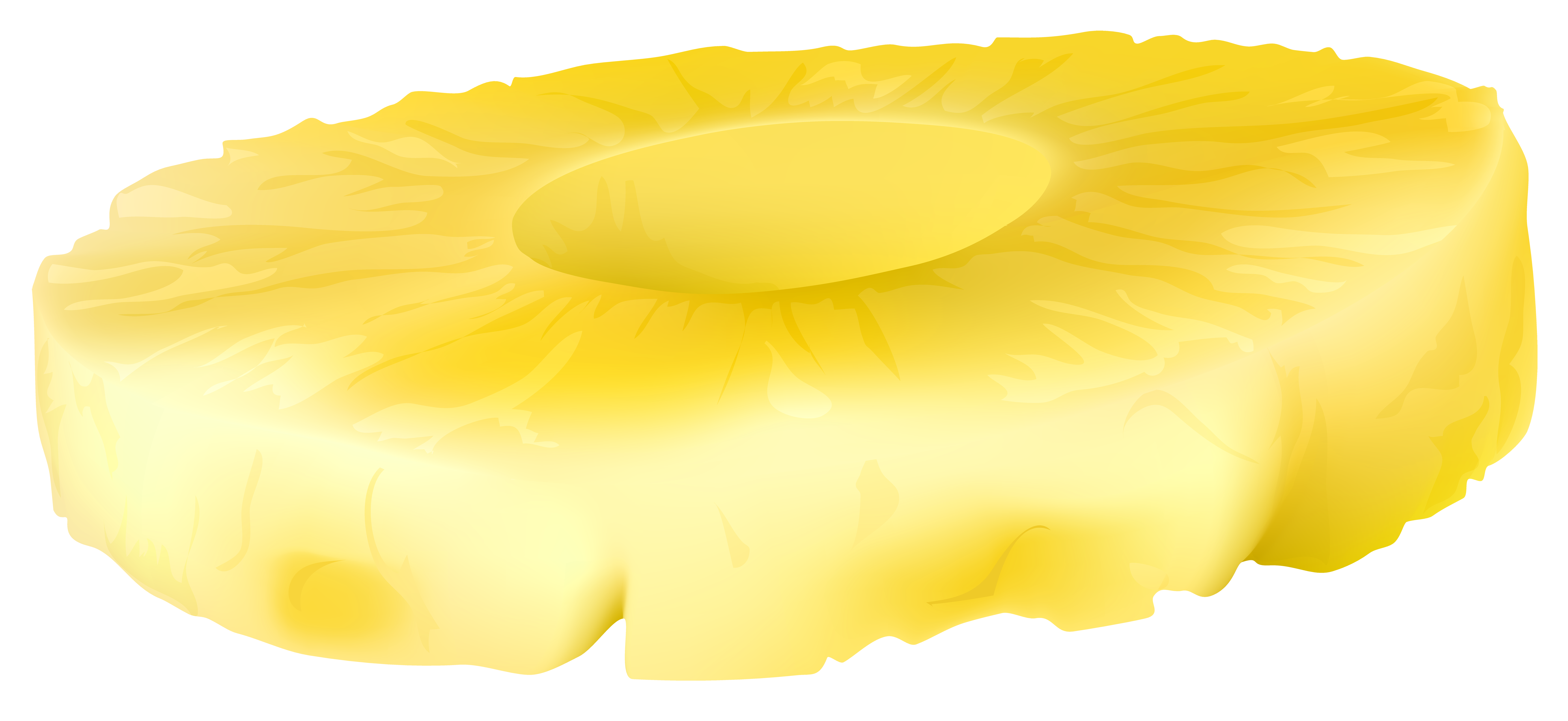 Pineapple Slice PNG Clip Art Image.