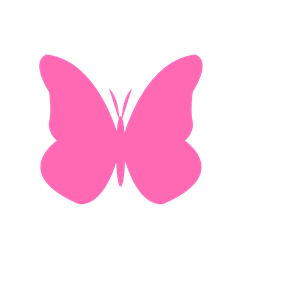 Hot Pink Butterfly clipart, cliparts of Hot Pink Butterfly.