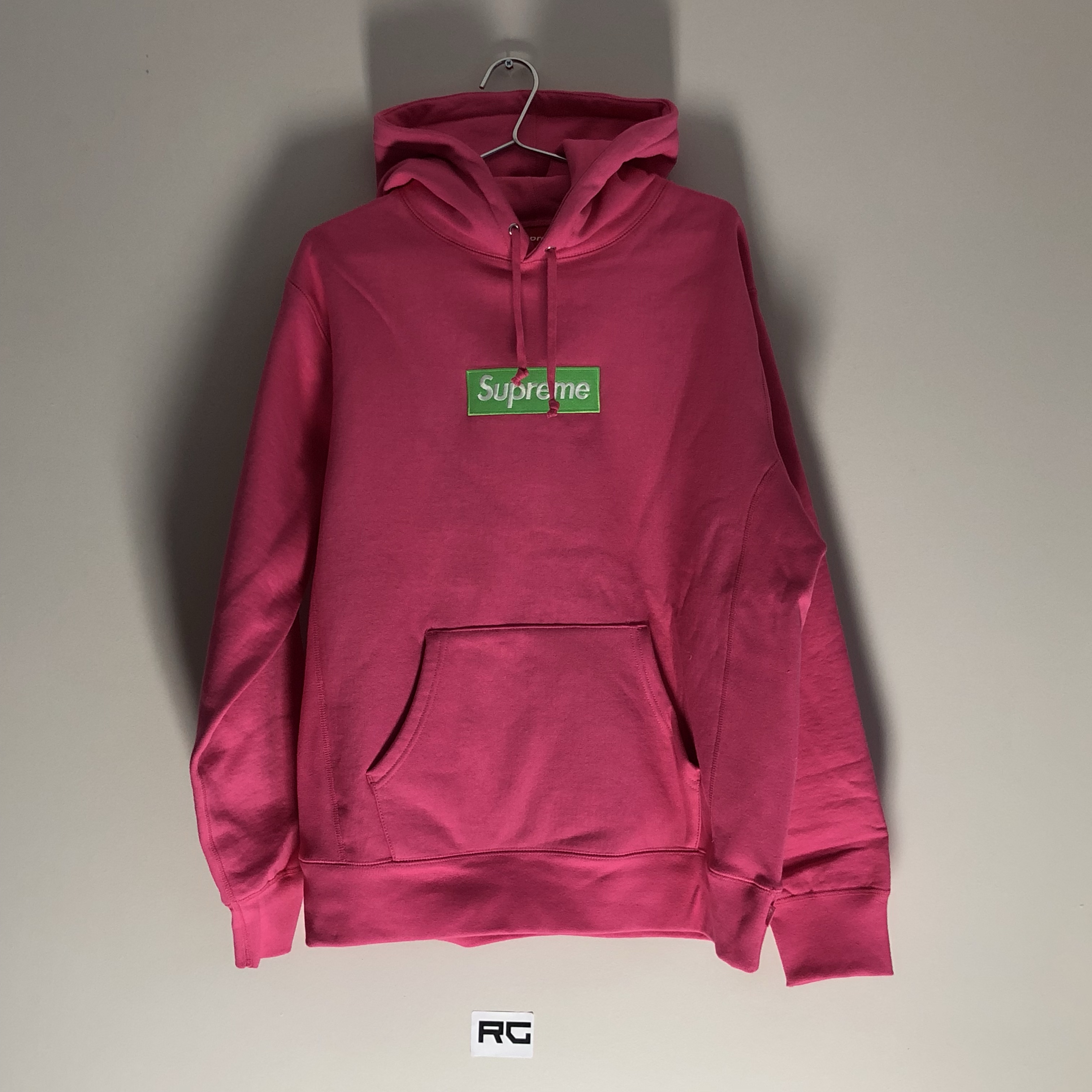 Supreme Box Logo Hoodie Magenta Pink watermelon.