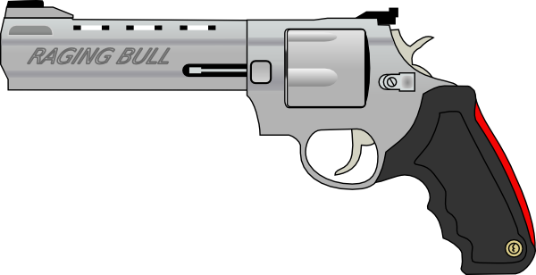 Pistol gun clip art free vector 4vector.