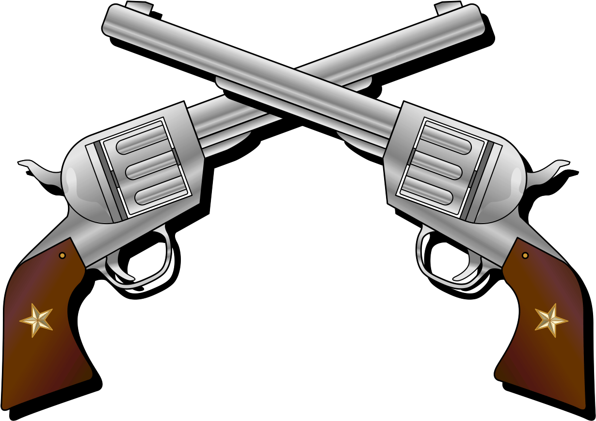 Png Royalty Free Stock Pistol Clipart Free On.