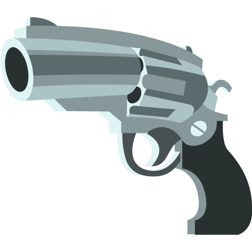 Pistola Emoji Png Vector, Clipart, PSD.