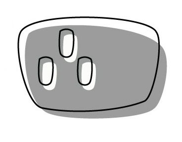 my "clipart" plug socket illustration (01).