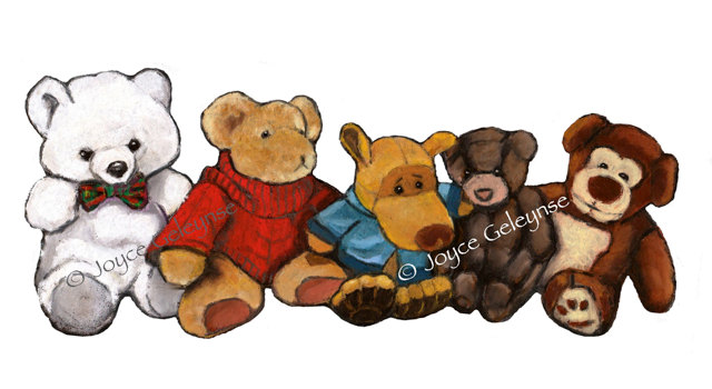 Stuffed Animals Clip Art.