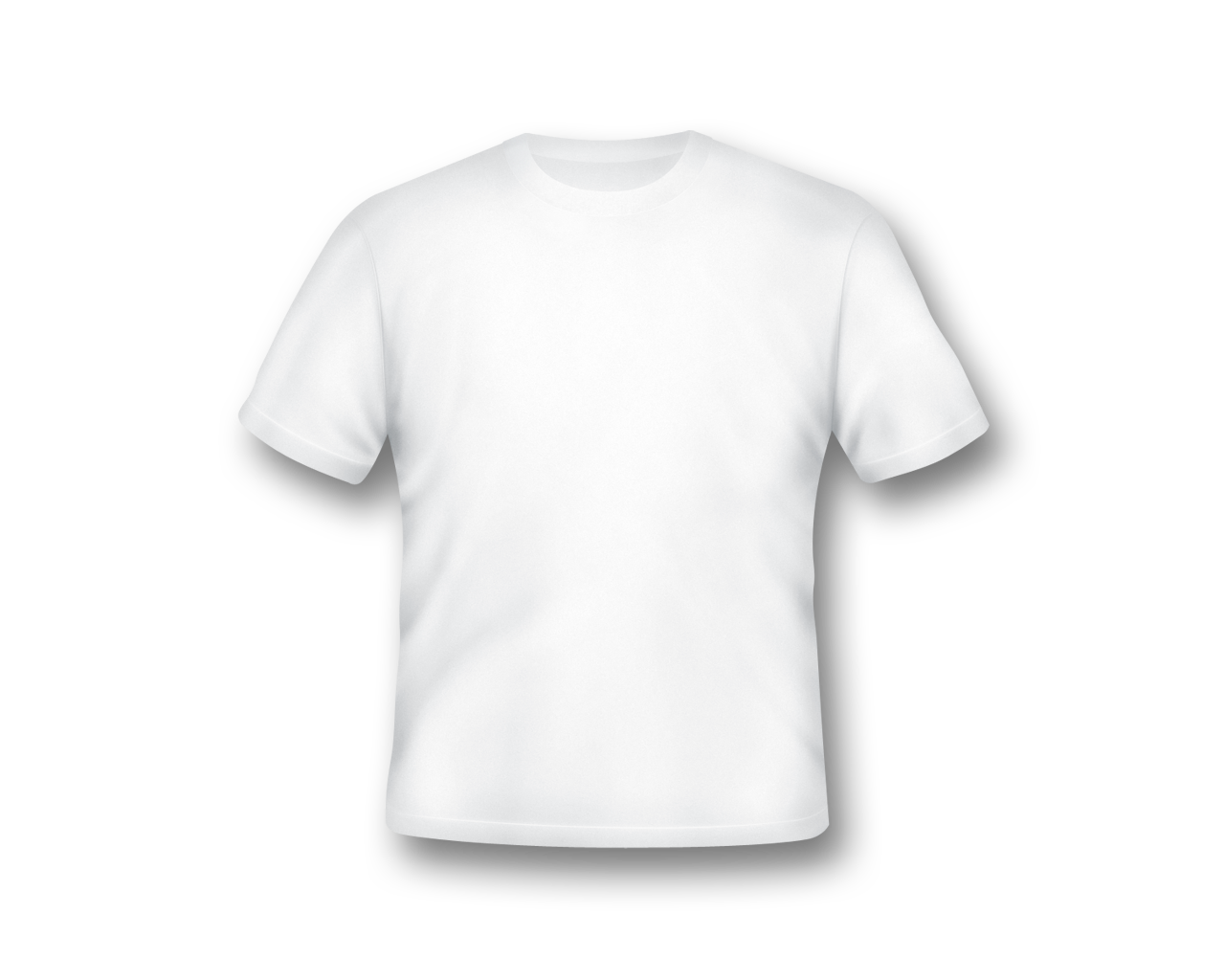 Download Blank White T Shirt Template PNG.