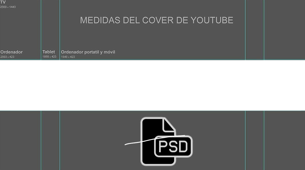 Plantilla para banner de Youtube.