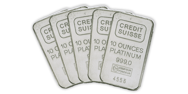 Platinum Bullion Bars.