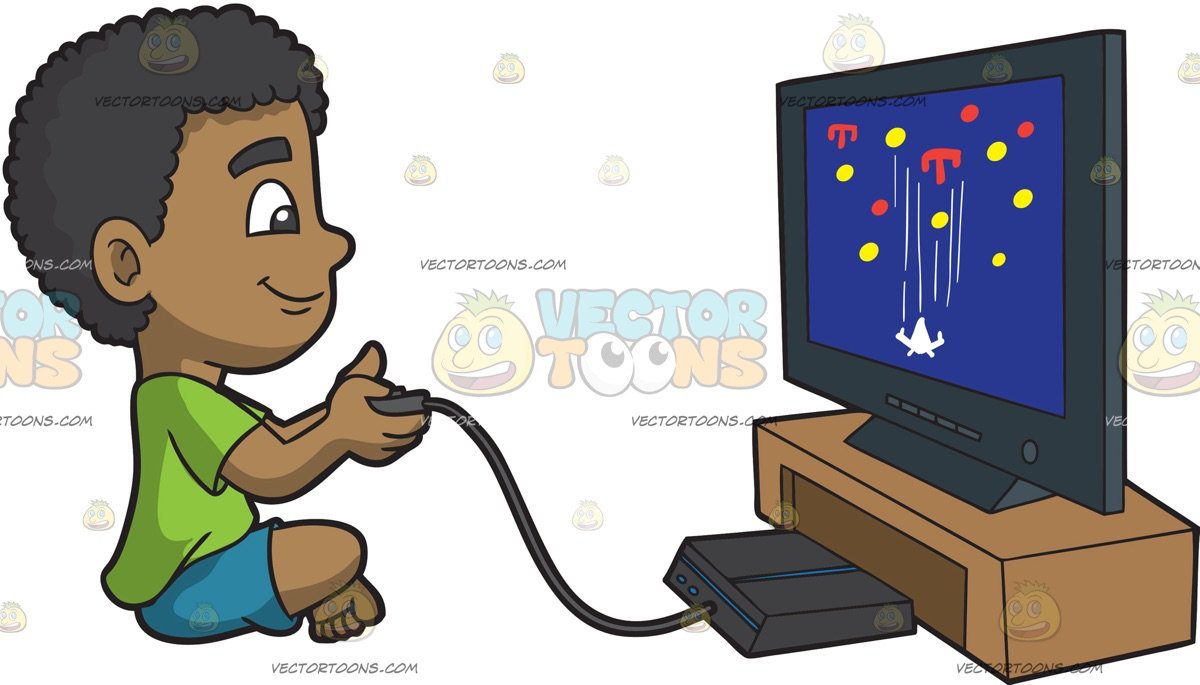 Kid playing video games clipart 4 » Clipart Portal.