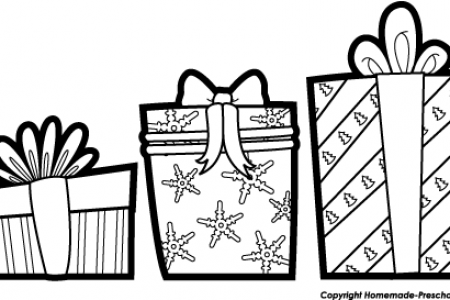 Present black and white christmas t clip art black and white.