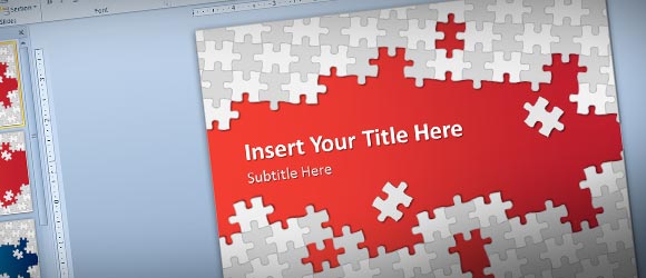 Download Free Puzzle Pieces PowerPoint Template for.