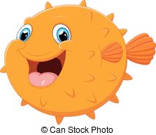 Puffer fish clip art.