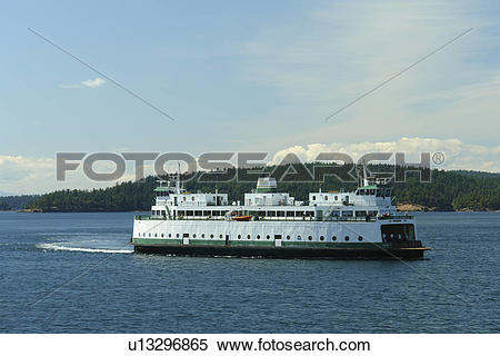 Stock Image of Orcas, WA, Washington, Puget Sound, San Juan.