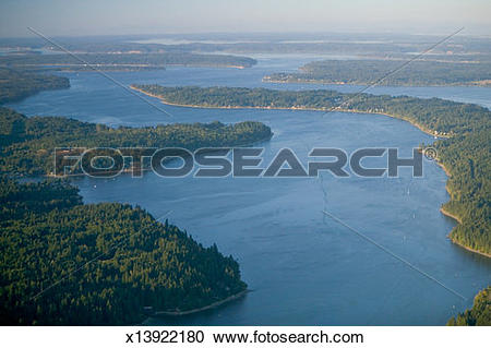 Stock Photography of USA, Washington, Thurston County, south Puget.