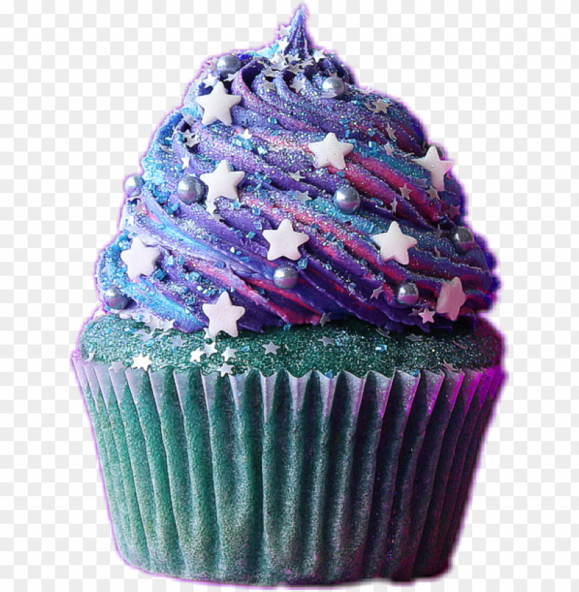 vector freeuse stock purple cupcakes clipart.