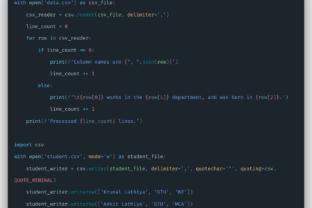 Python CSV Tutorial.