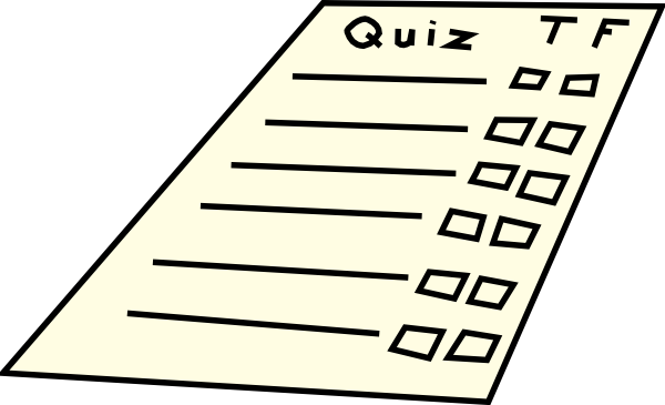 Quizzes Clipart.