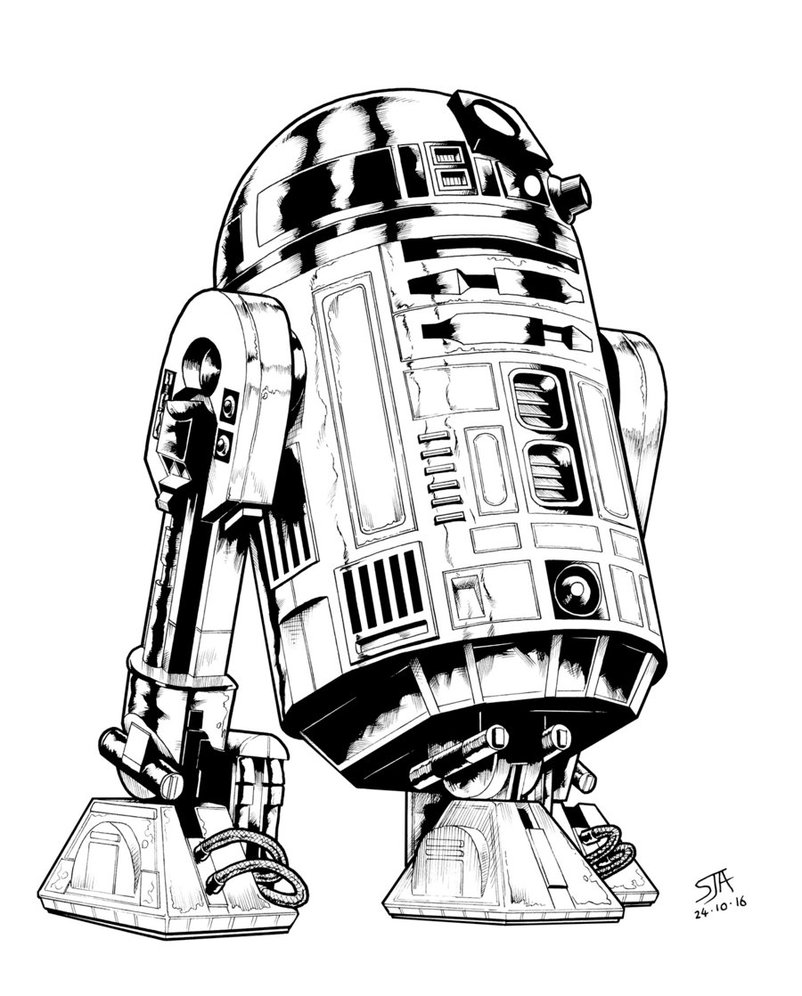 R2d2 clipart jpeg.