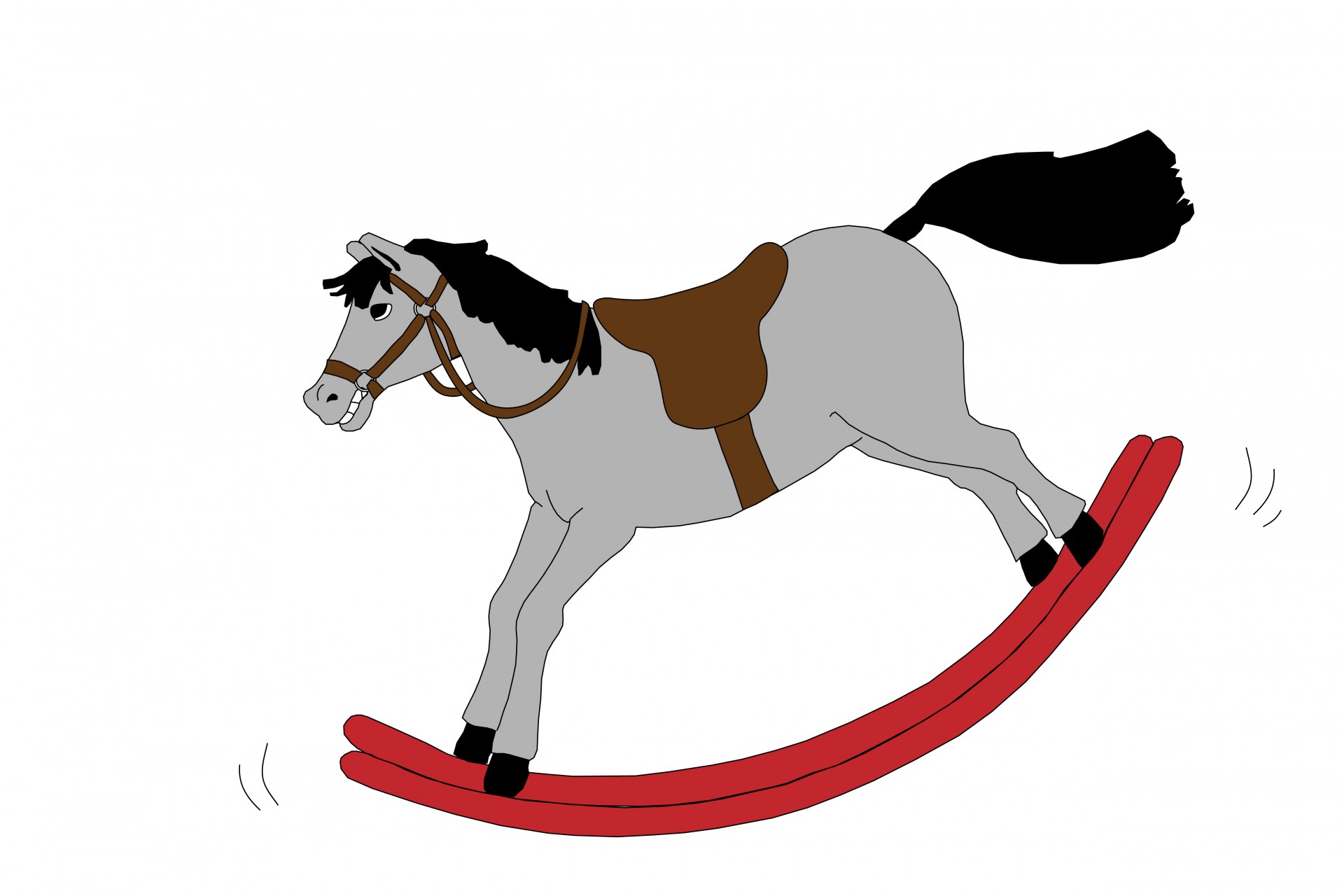 Rocking Horse Clipart Free Stock Photo.