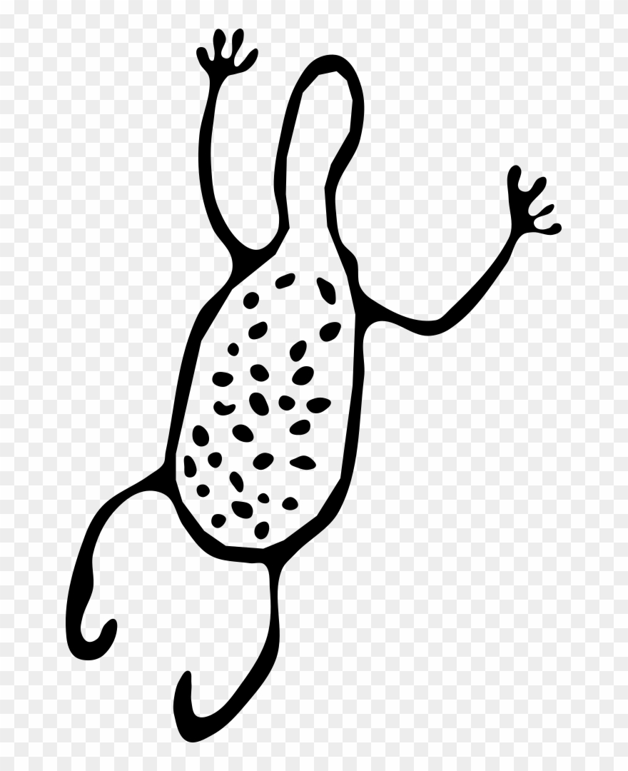 Rock Art Mutawintji Animal Clip Art.