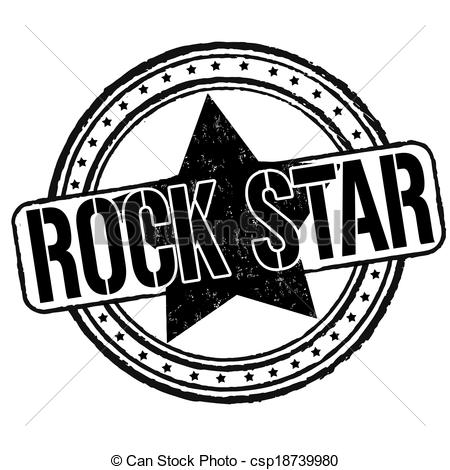 Rock Star Clipart Black And White.