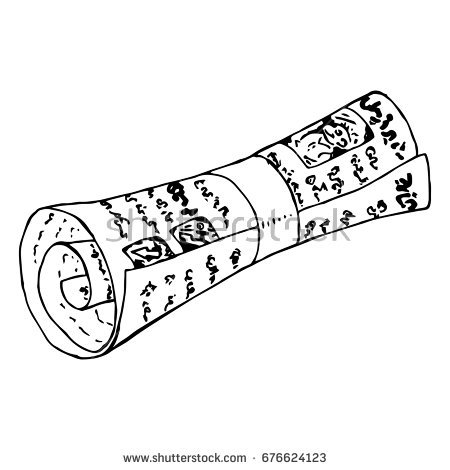 Rolled Up Newspaper Clipart.