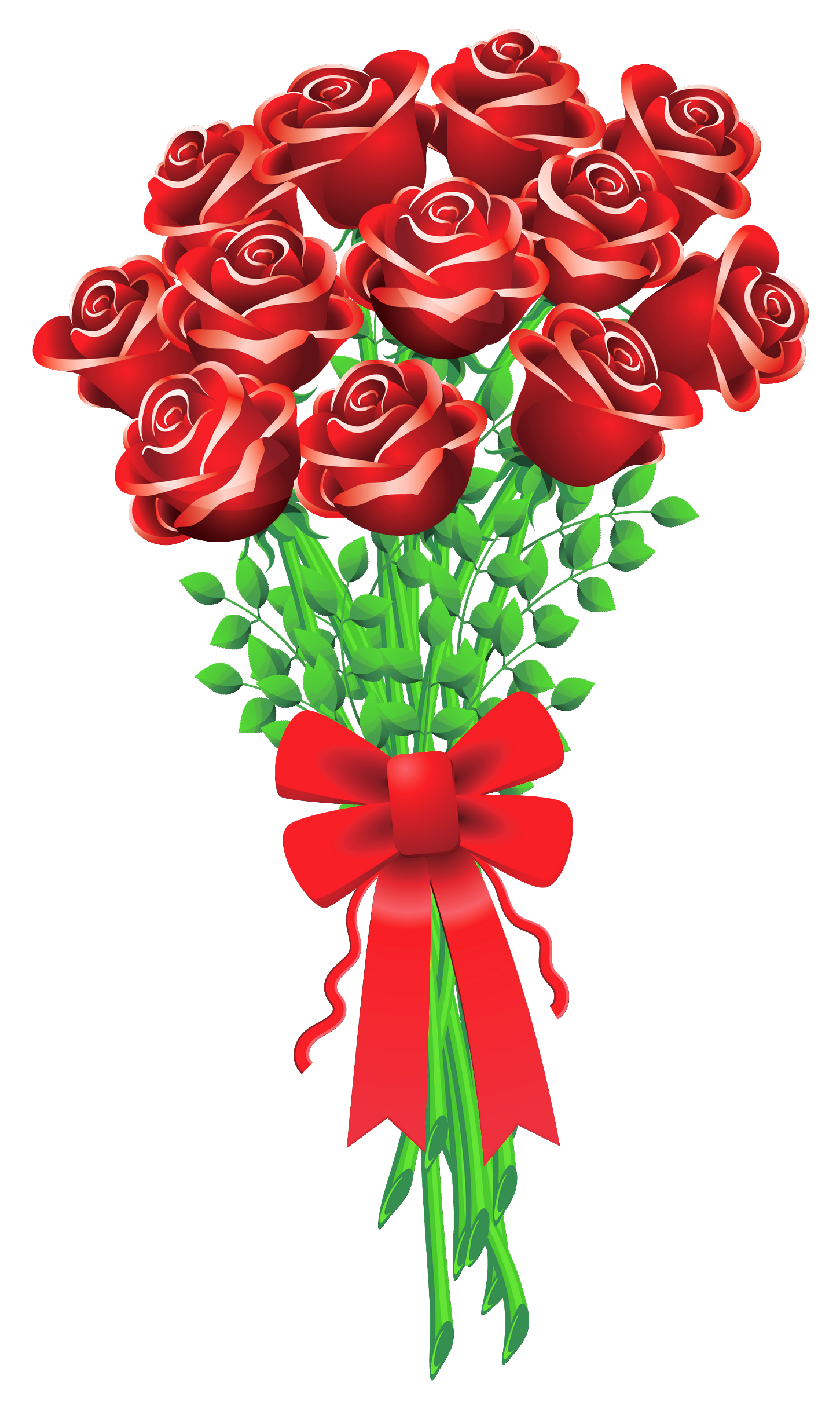 Roses rose bouquet cartoon clipart clipart kid.