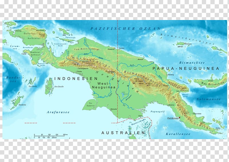 Great Papuan Plateau Bismarck Range Provinces of Indonesia.