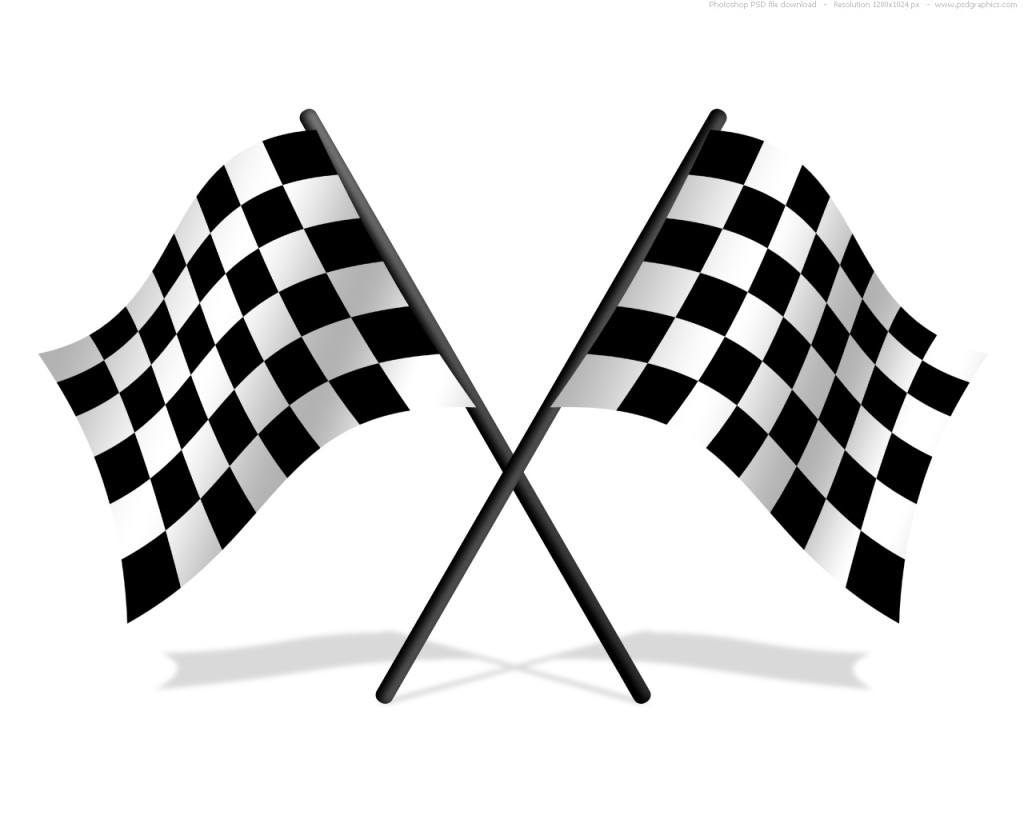 Racetrack Number 1 Clipart.