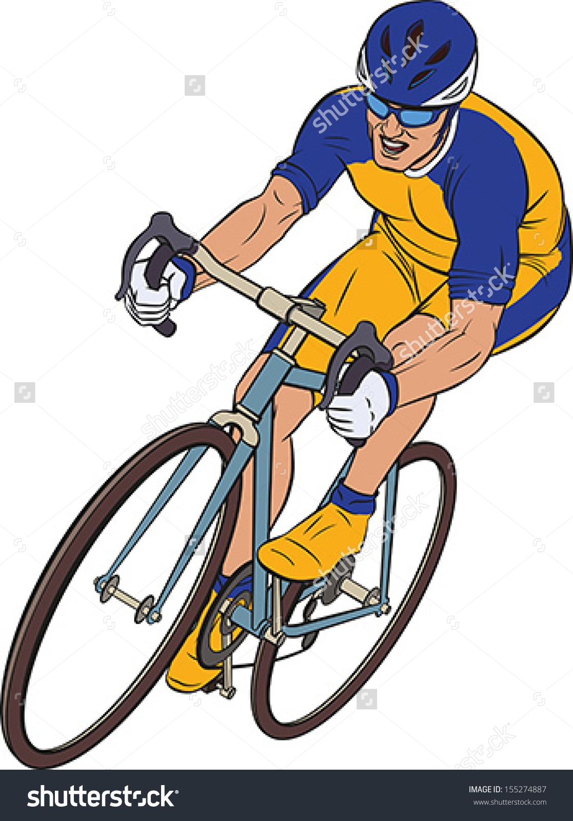 Bicycle Race Clipart.