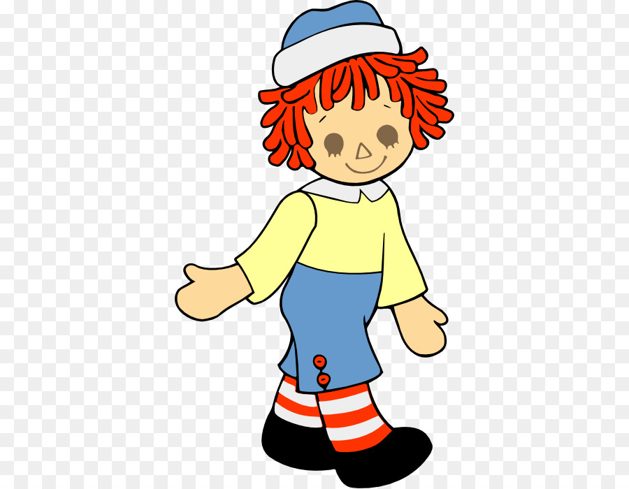 Raggedy Ann White png download.