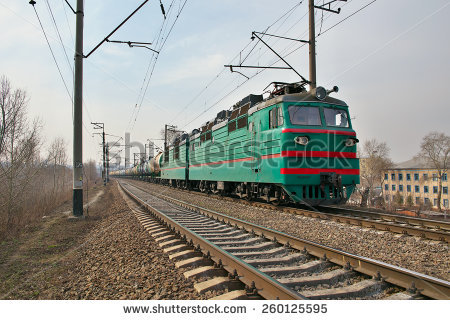 Railroad Embankment Stock Photos, Royalty.