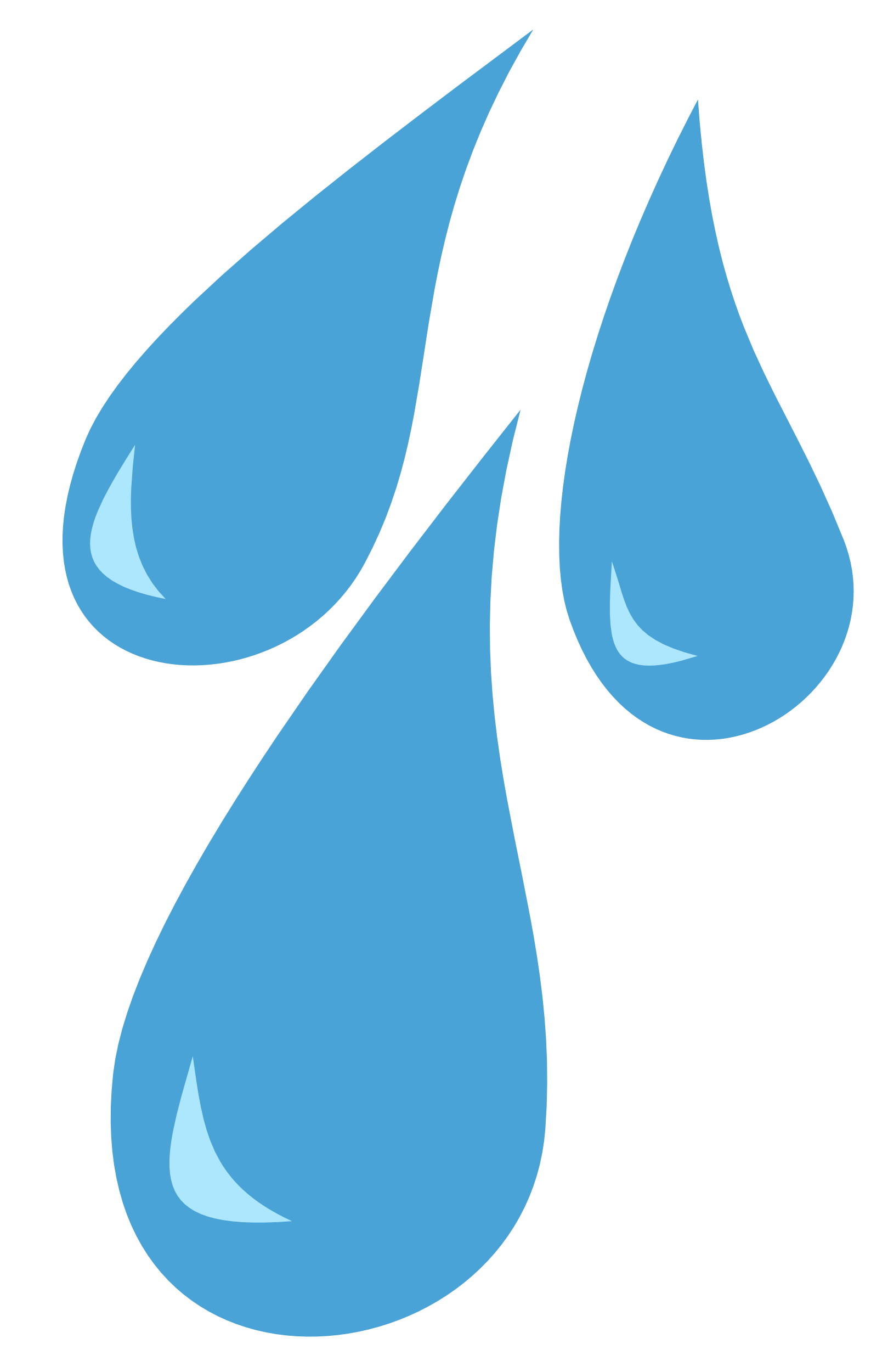 Rain Drops Clipart.