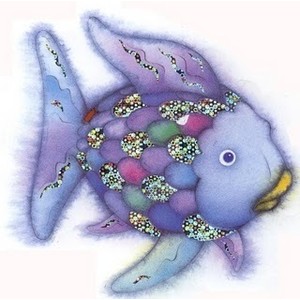 Rainbow Fish Clip Art.