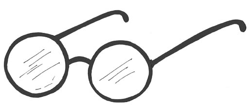 Reading Glasses Clipart.