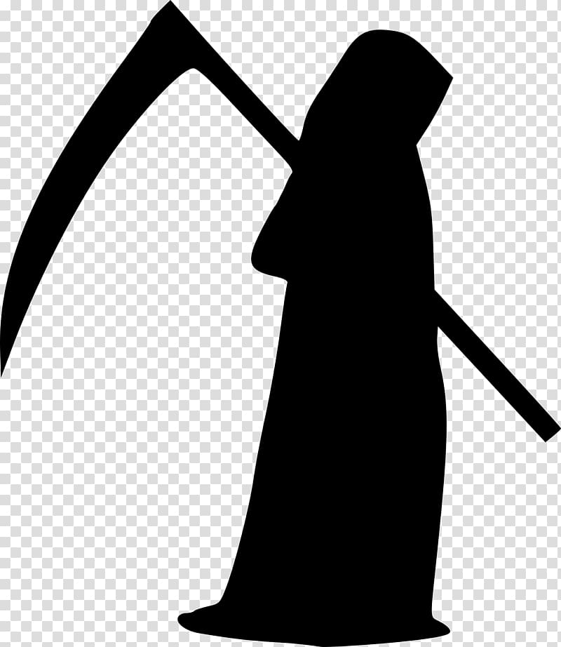 Silhouette of Grim Reaper , Death , Grim Reaper transparent.