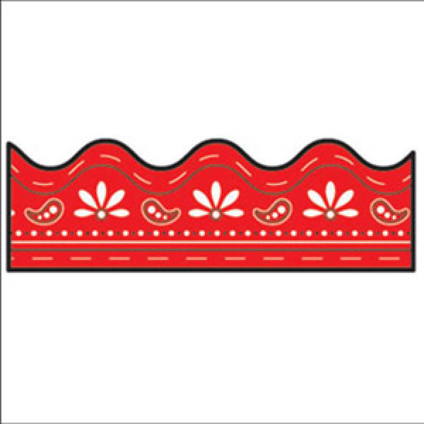 Red Bandana Border.