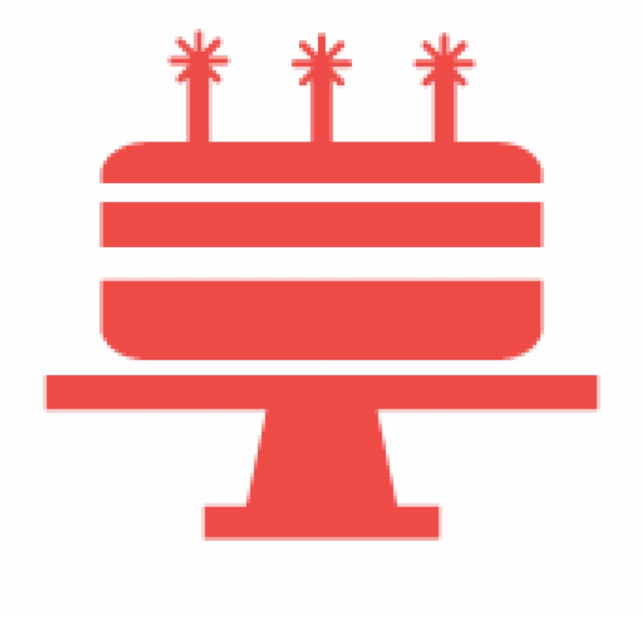 Birthday Cake Icon.