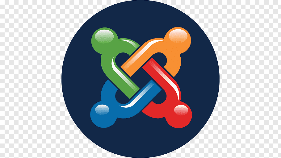 Orange, red, blue, and green chain illustration, symbol logo.