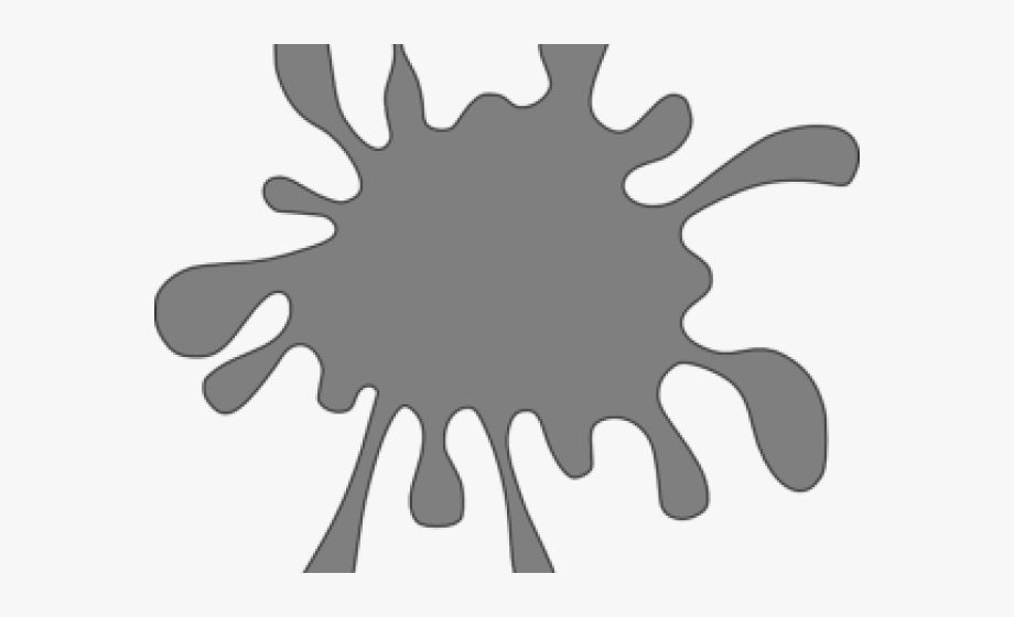 Splash Clipart Grey.