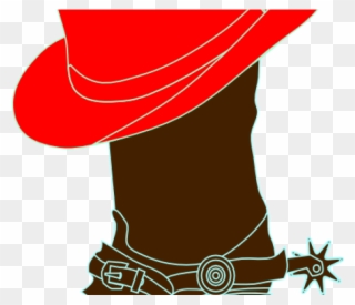 Red Clipart Cowgirl Hat.