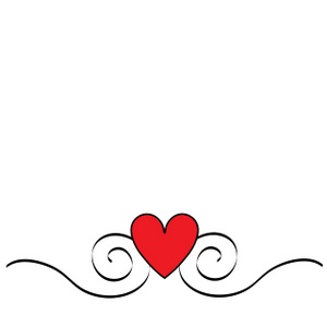 Clip Art Red Heart.