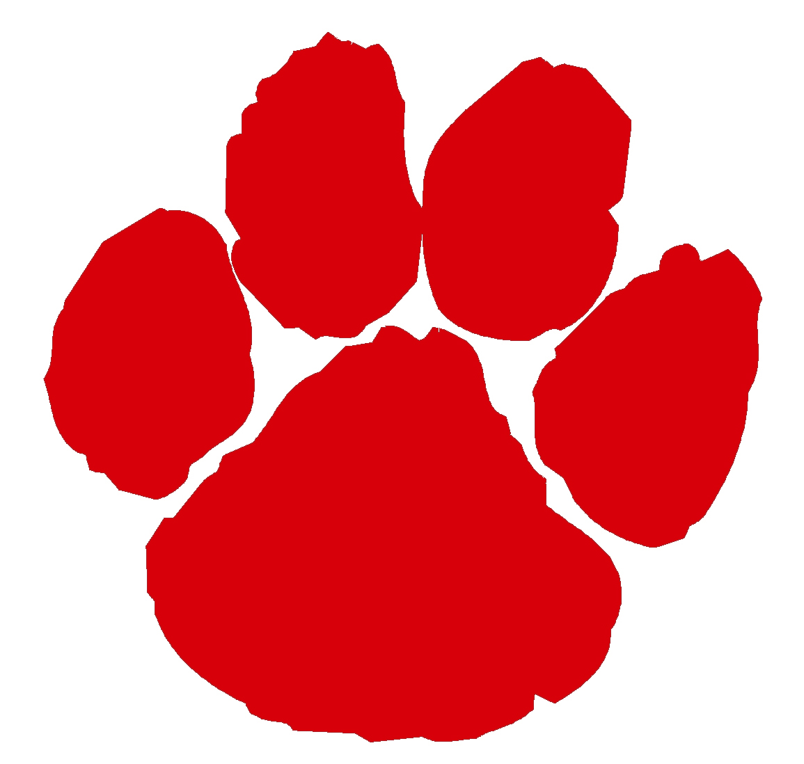 8644 Paw free clipart.