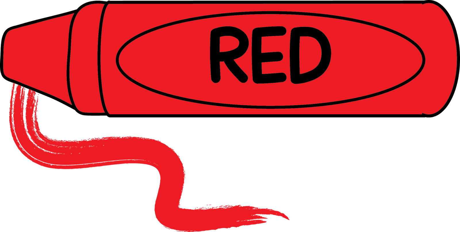 Red Crayon Clipart.