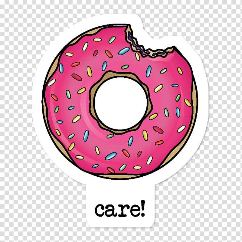 Donuts Sticker Adhesive Redbubble, donuts transparent.