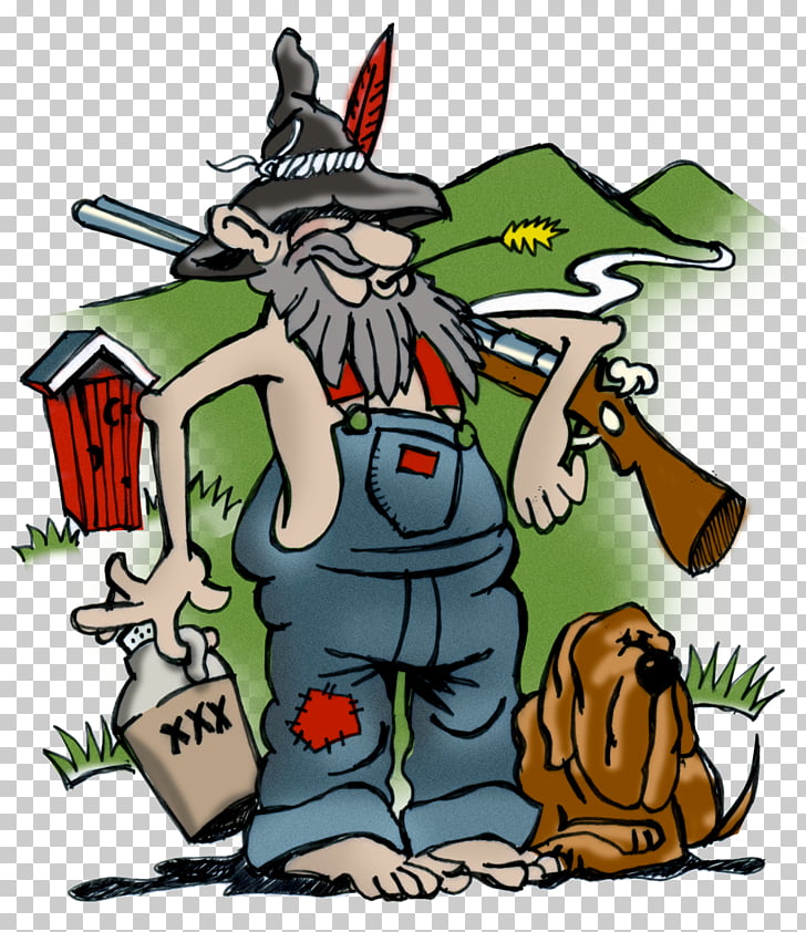 Maggie Valley HILLBILLY JAM Redneck, carton PNG clipart.