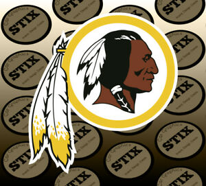 Details about Washington Redskins Logo NFL Die Cut Vinyl Sticker Car Window  Hood Bumper Decal.