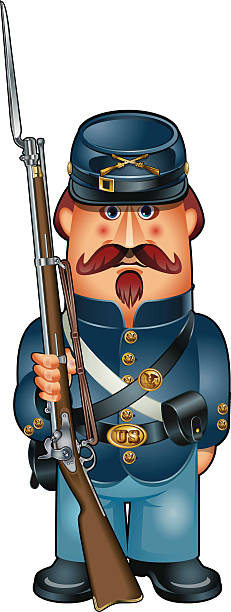 Civil War Reenactment Clip Art, Vector Images & Illustrations.