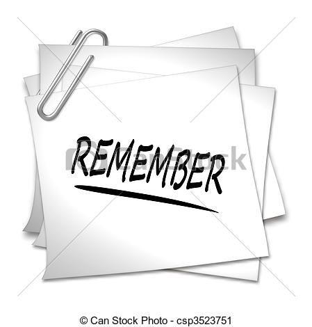 Remember Clipart and Stock Illustrations. 12,970 Remember vector.