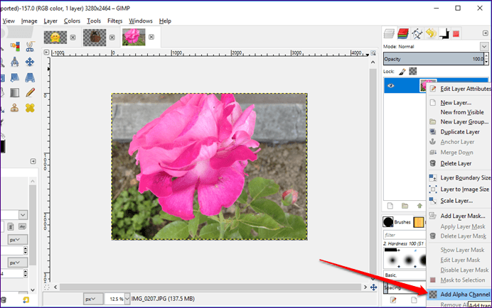 How To Make Image Background Transparent Using GIMP.