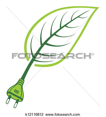 Clipart of Green Power.